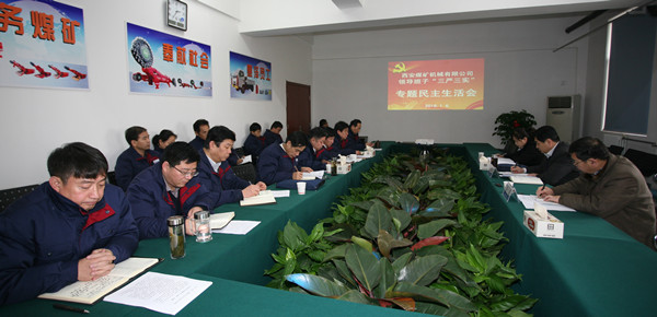 公司召開領(lǐng)導(dǎo)班子“三嚴(yán)三實(shí)”專題民主生活會